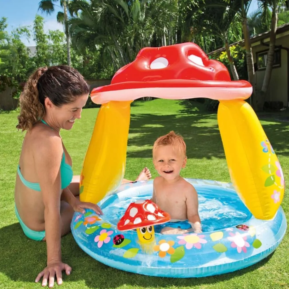 INTEX Piscina Y Spa-Piscina para bebés con forma de seta