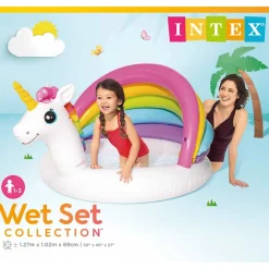 INTEX Piscina Y Spa-Piscina para bebés Unicorn Baby 127x102x69 cm
