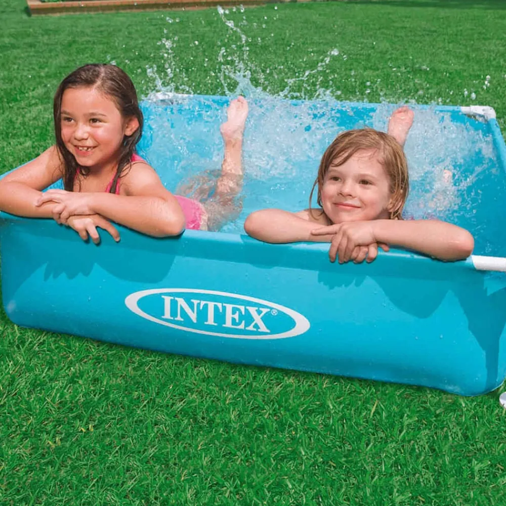 INTEX Piscina Rectangular Mini Frame 122x122x30 cm Outlet