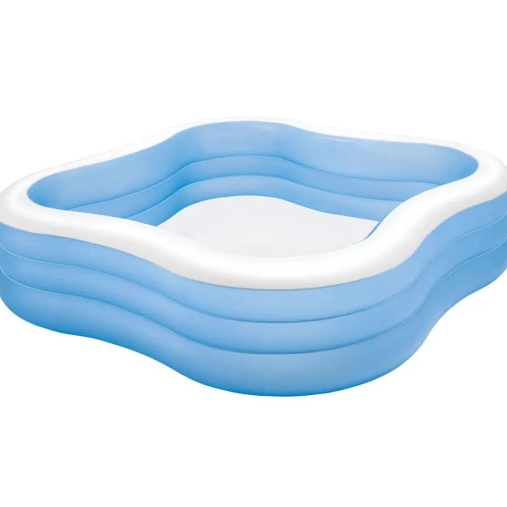 INTEX Piscina Y Spa-Piscina Swim Center Beach Wave 229x229x56 cm 57495NP