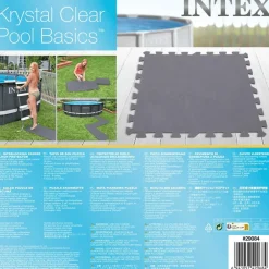 INTEX Protector suelo acolchado entrelazado 8 pzas 50x50x0,5cm 1,9m² Online