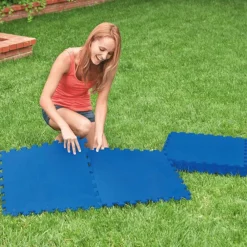 INTEX Protectores de suelo para piscina 8 uds azul 50x50 cm Best