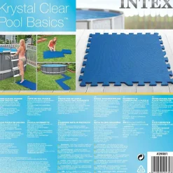 INTEX Protectores de suelo para piscina 8 uds azul 50x50 cm Best