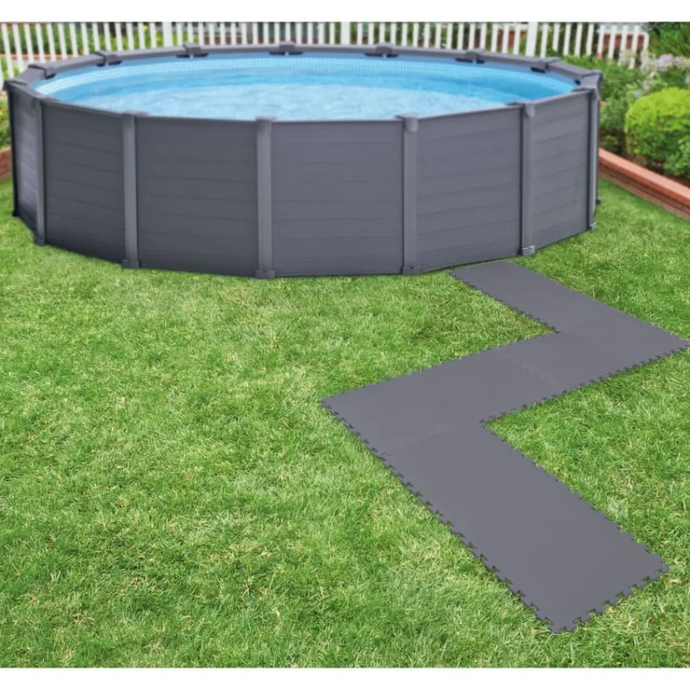 INTEX Protectores suelo acolchados encajables 8 uds 50x50x0,5cm 1,9 m² Discount
