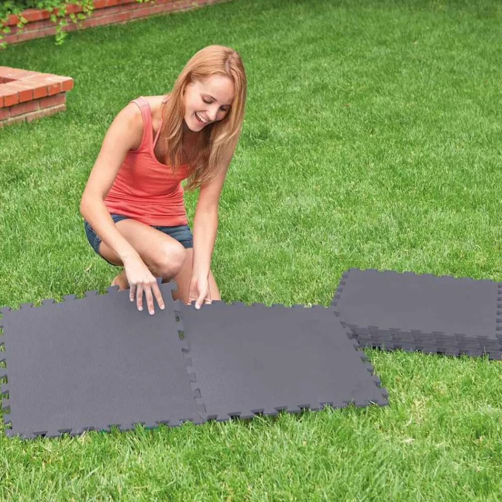 INTEX Protectores suelo acolchados encajables 8 uds 50x50x0,5cm 1,9 m² Discount