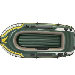 INTEX Actividades Al Aire Libre-Set de barca inflable con remos y bomba Seahawk 2 68347NP
