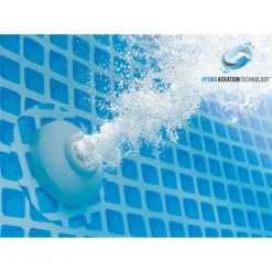 INTEX Set de piscina estructura de prisma calidad superior 305x76 cm