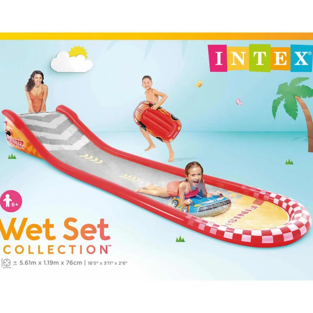 INTEX Piscina Y Spa-Tobogán deslizante de agua 561x119x76 cm