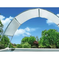 INTEX Piscina Y Spa-Toldo de piscina gris claro
