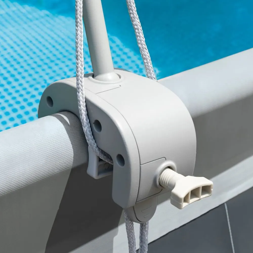 INTEX Piscina Y Spa-Toldo de piscina gris claro
