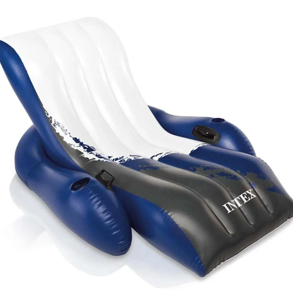 INTEX Piscina Y Spa-Tumbona flotante reclinable 180x135 cm