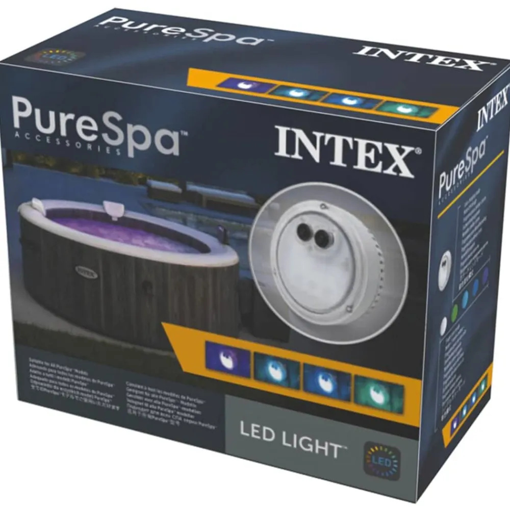 INTEX Piscina Y Spa-t Luz LED multicolor para bañera de hidromasaje
