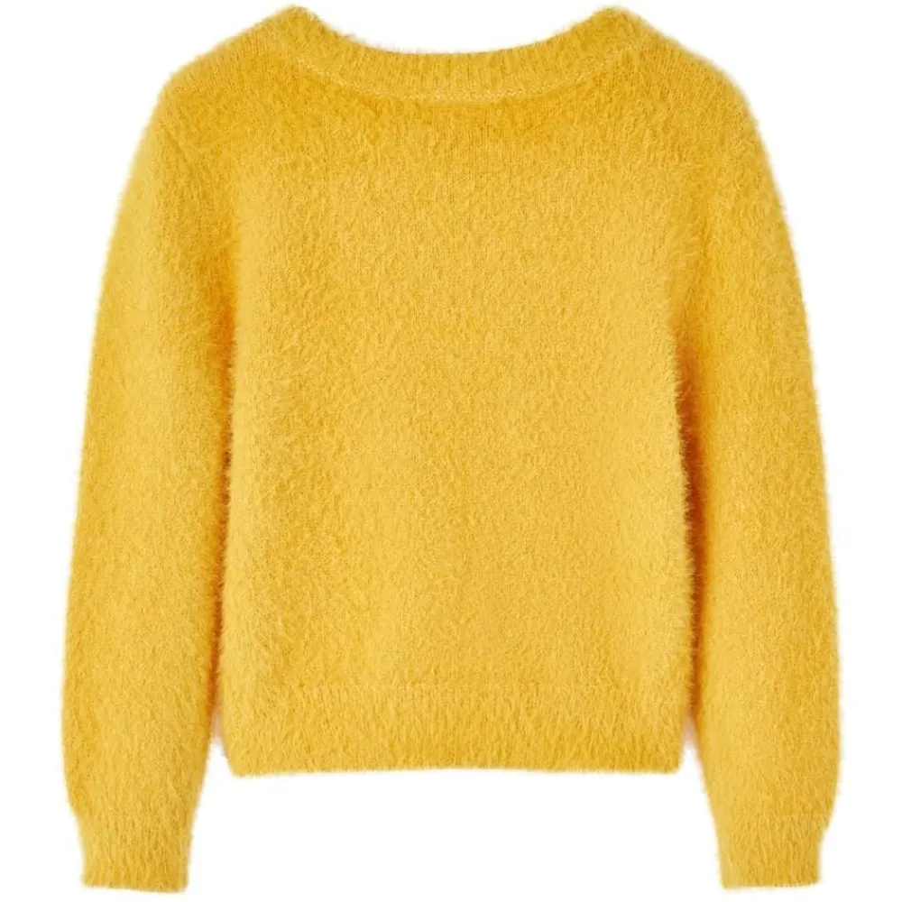 vidaXL Jersey de punto infantil 92 Ocre Discount