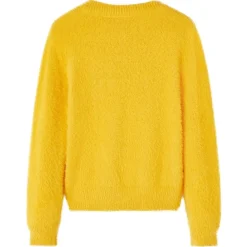 vidaXL Jersey de punto infantil oscuro 104 Ocre Clearance