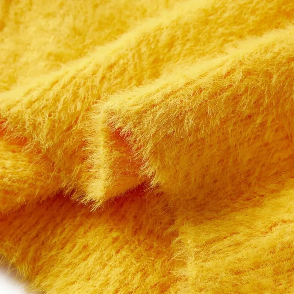 vidaXL Jersey de punto infantil oscuro 104 Ocre Clearance