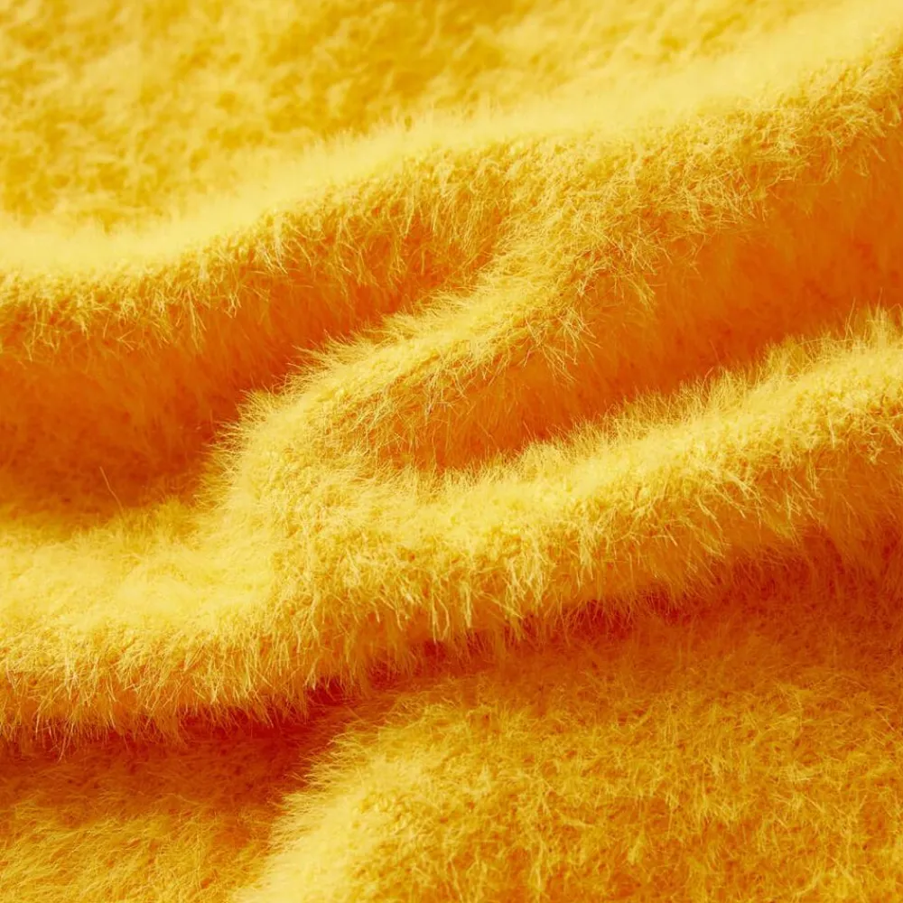 vidaXL Jersey de punto infantil oscuro 104 Ocre Clearance