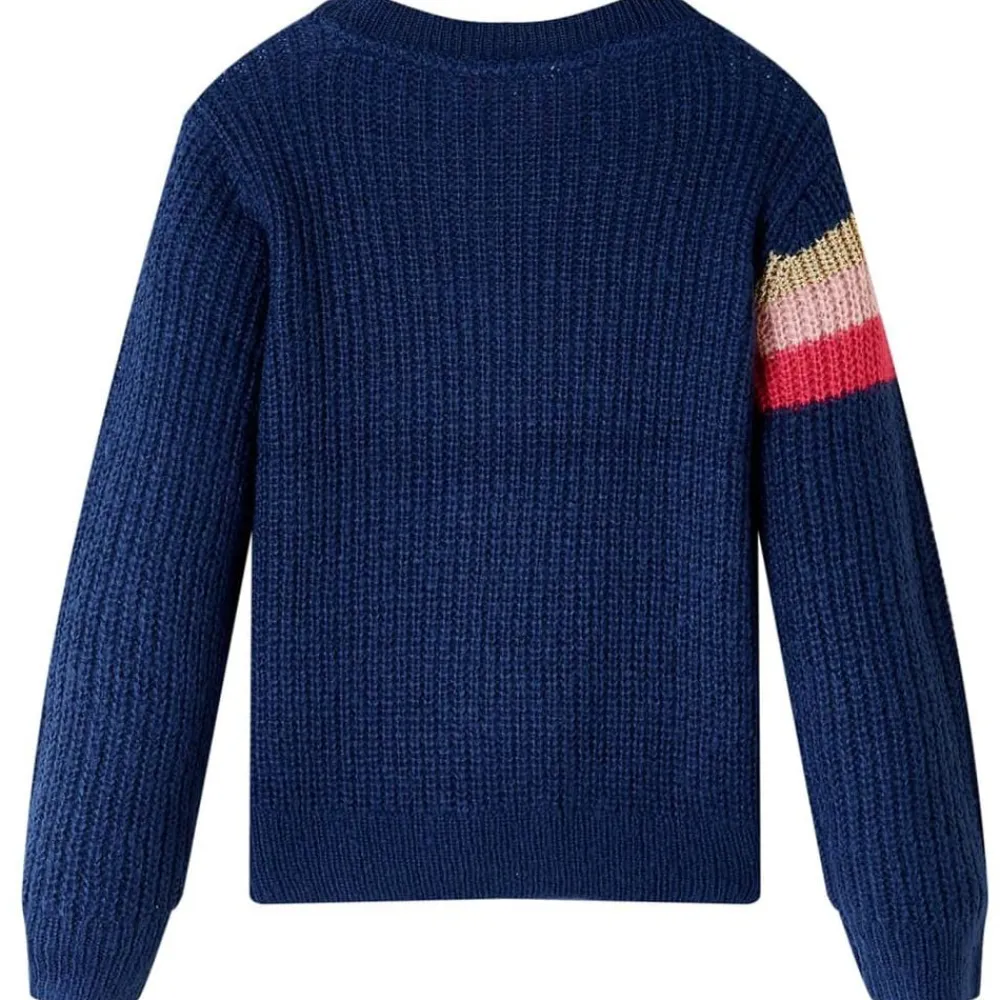vidaXL Ropa Y Accesorios-Jersey de punto infantil azul marino 104