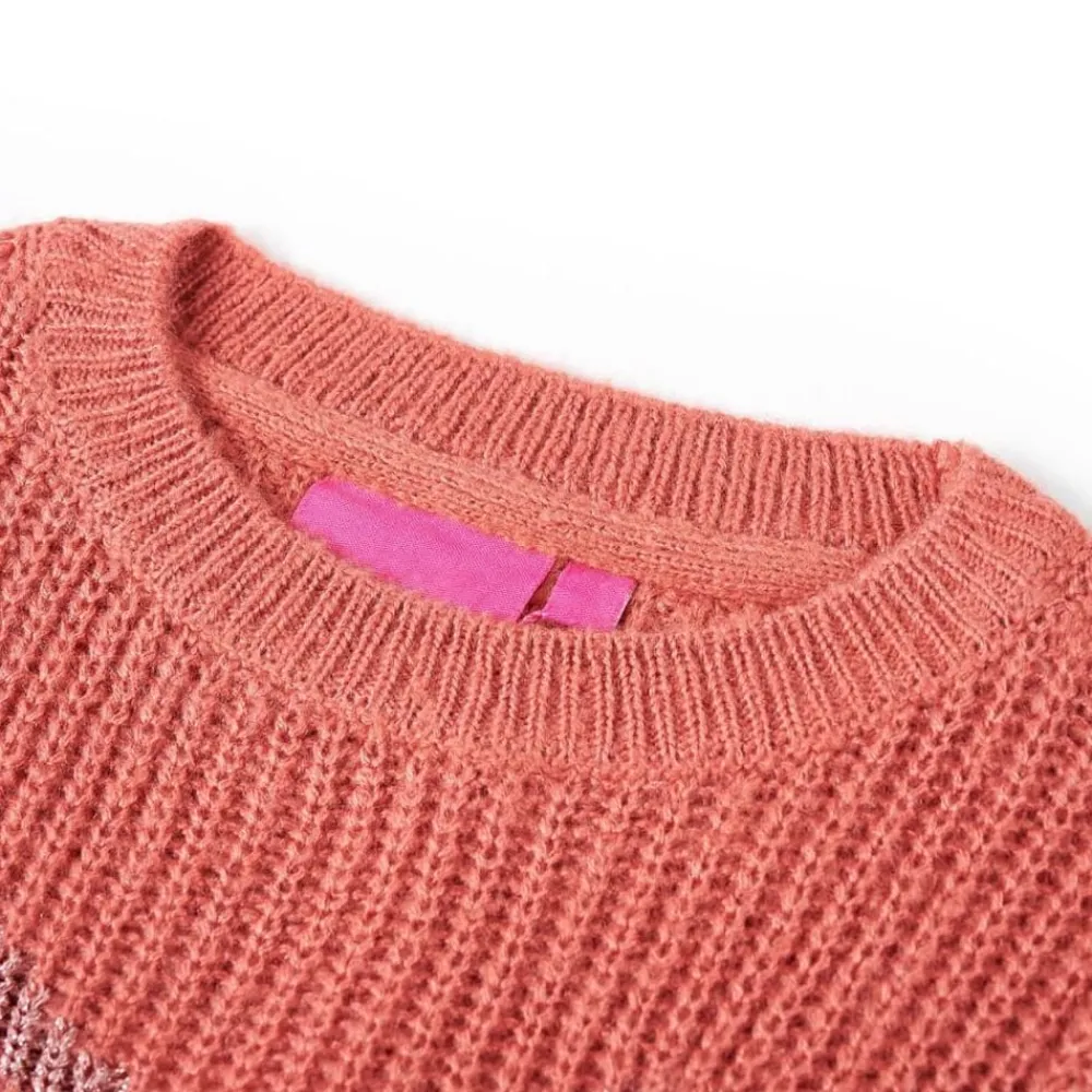vidaXL Jersey de punto infantil rosa medio 128 Online