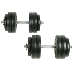 vidaXL Fitness Y Musculación-Juego De Pesas 30 Kg