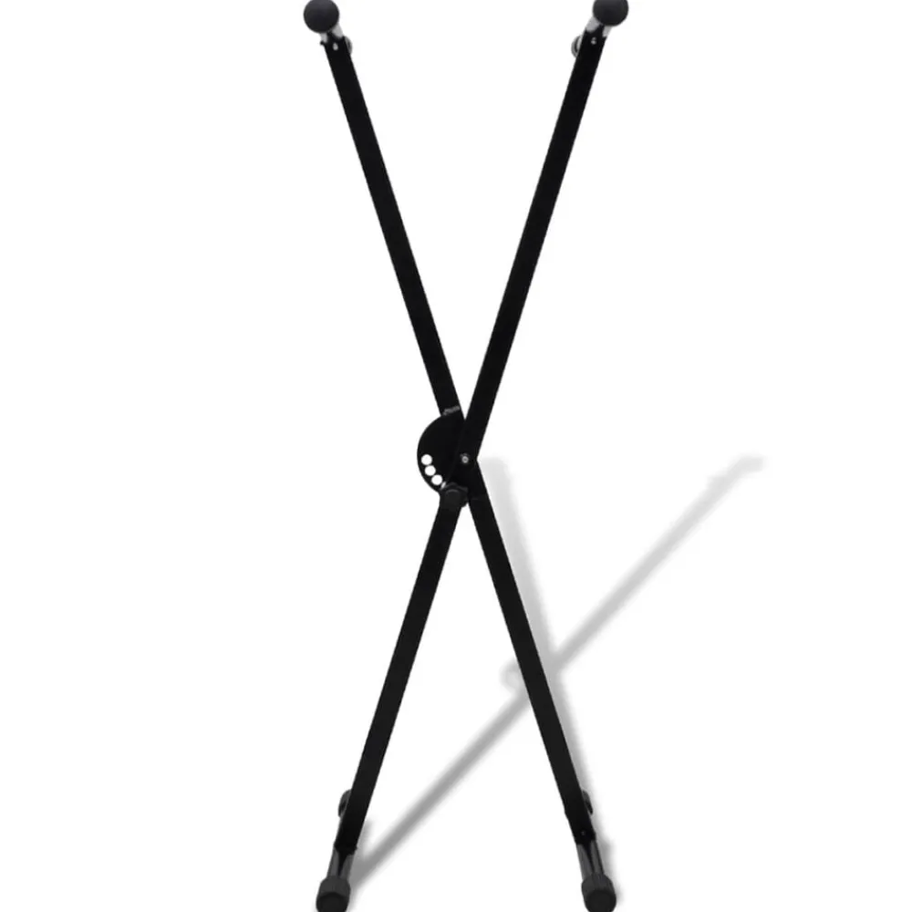 vidaXL Juego de taburete y soporte ajustable para teclado Online