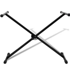 vidaXL Juego de taburete y soporte ajustable para teclado Online