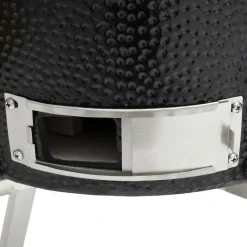 vidaXL Kamado Barbacoa Parrilla y Ahumador Cerámico 33 cm Negro Online