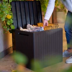 Keter Muebles De Jardín-Caja de almacenamiento de jardín City 113 L
