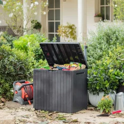 Keter Muebles De Jardín-Caja de almacenamiento de jardín City 113 L