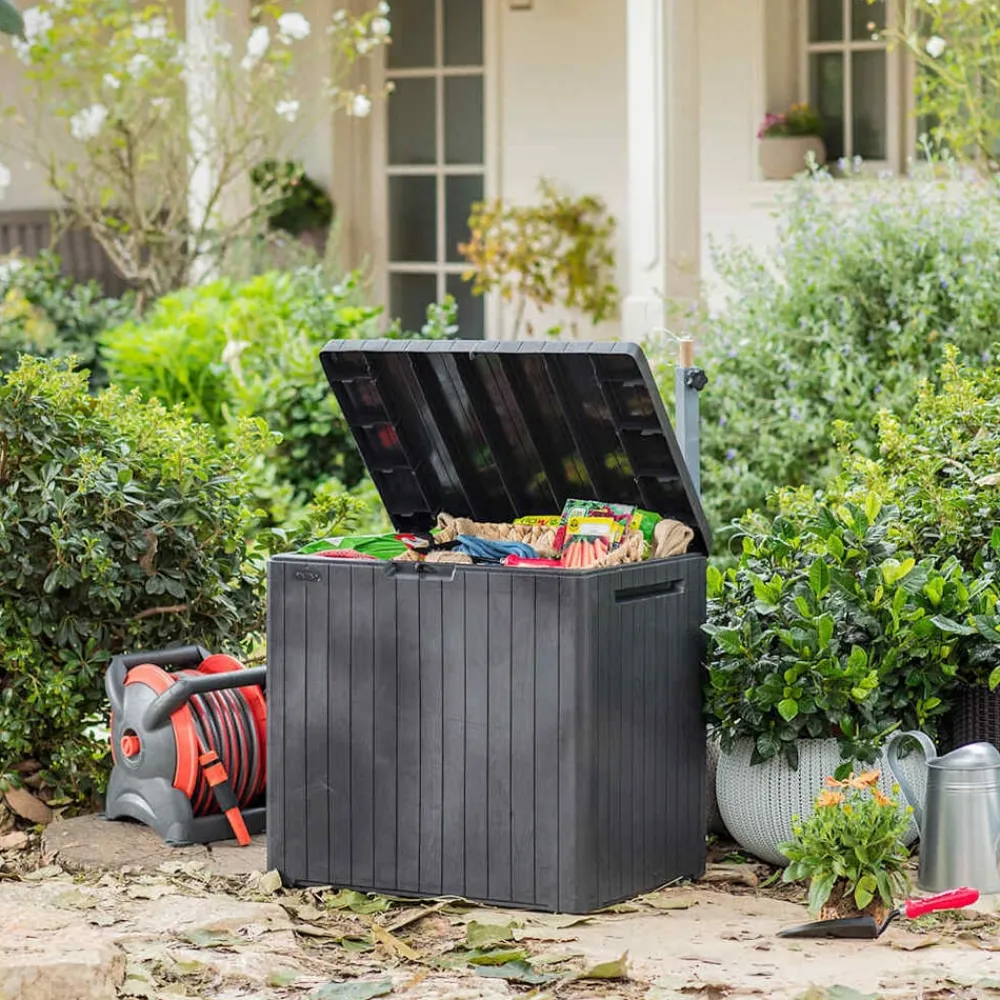 Keter Muebles De Jardín-Caja de almacenamiento de jardín City 113 L