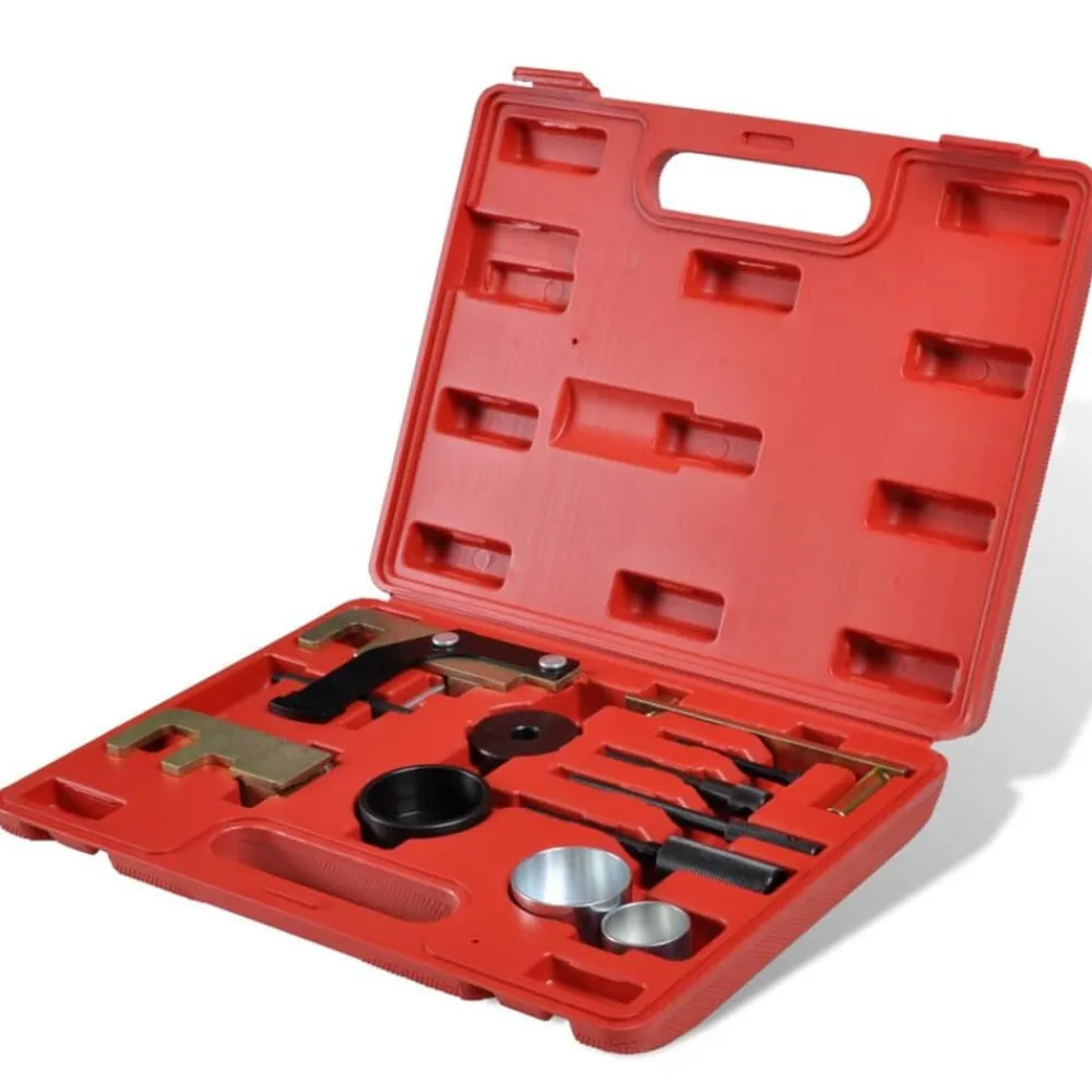 vidaXL Equipo & Herramientas De Taller-Kit de herramientas de bloqueo del árbol de levas para motor diésel