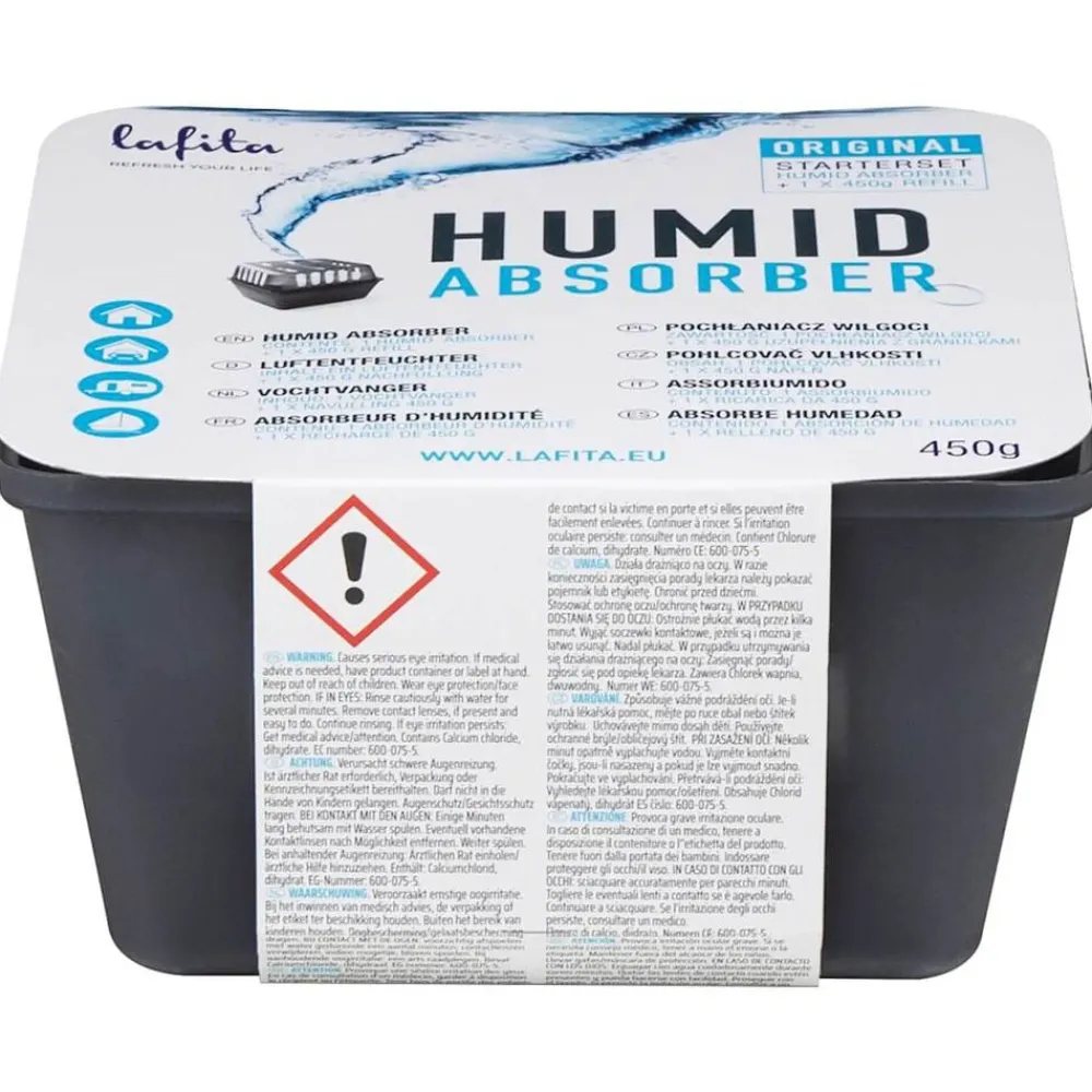 vidaXL Lafita Absorbedores de humedad con bolsas de recambio 2 unidades 450 g Hot