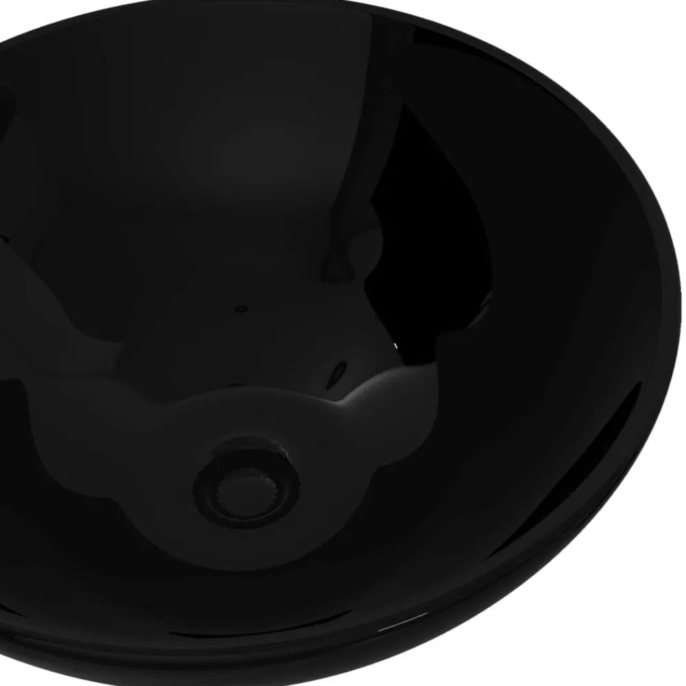 vidaXL Fontanería-Lavabo de cerámica redondo
