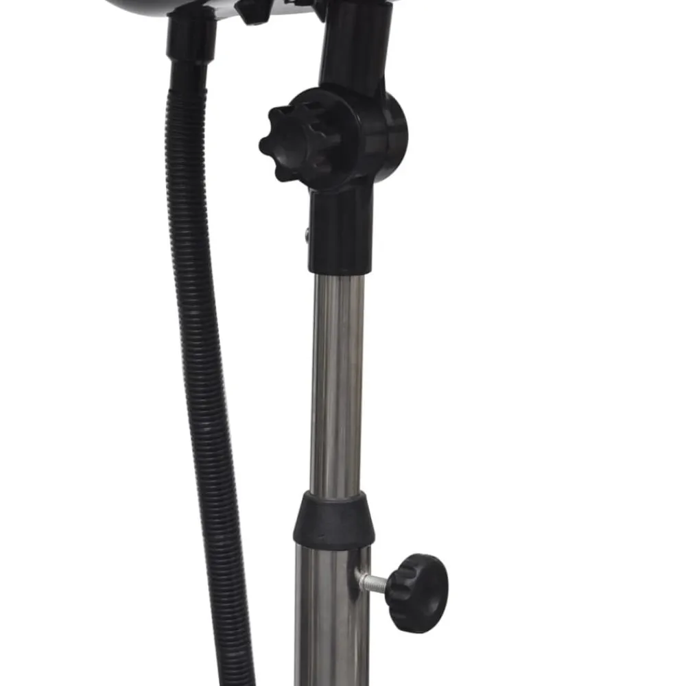 vidaXL Lavacabezas portátil de peluquería, negro Clearance