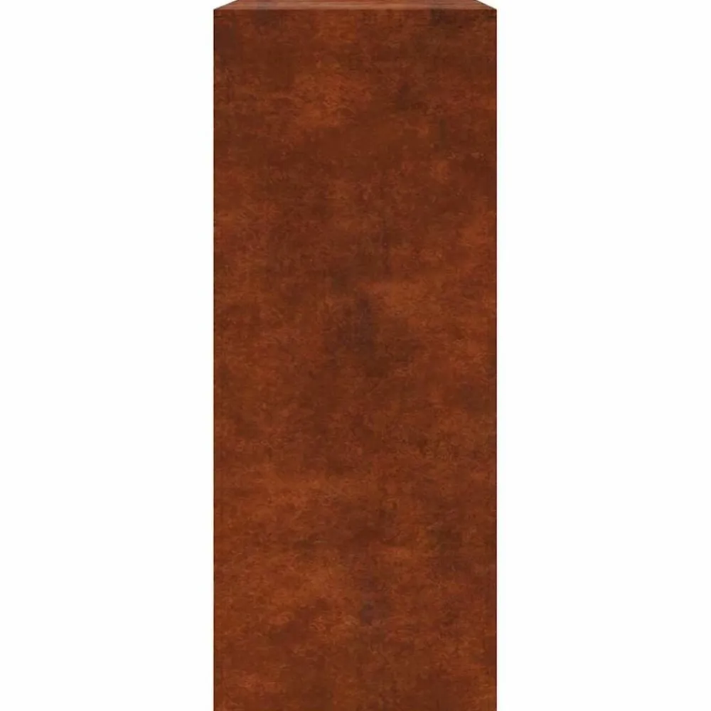 vidaXL Accesorios Para Hornos De Leña Y Chimeneas-Leñero 100x40x100 cm Acero oxidado