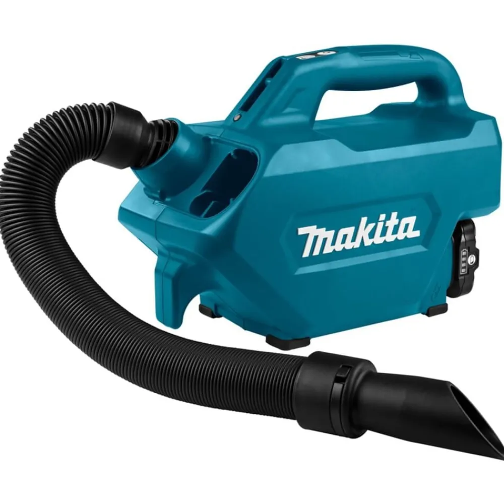 Makita Aspiradora con batería 10,8 V azul Best