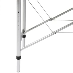 vidaXL Salud Y Belleza-Mesa camilla de masaje de aluminio plegable de tres cuerpos s
