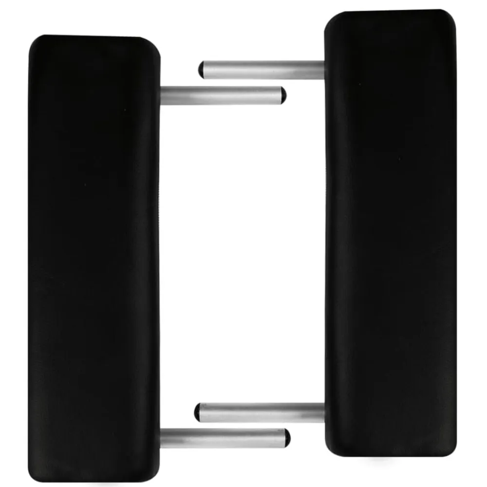 vidaXL Salud Y Belleza-Mesa camilla de masaje de aluminio plegable de tres cuerpos s