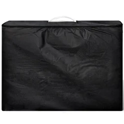 vidaXL Salud Y Belleza-Mesa camilla de masaje plegable de 3 cuerpos, aluminio blanco