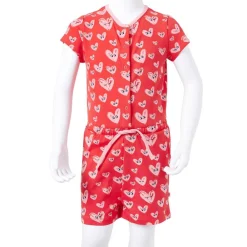 vidaXL Ropa Y Accesorios-Mono infantil rojo 104