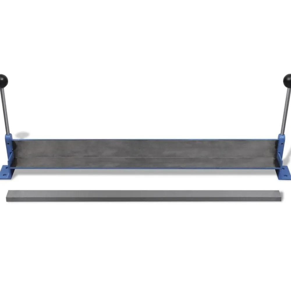 vidaXL Máquina plegadora manual de placas de acero, 760 mm Clearance