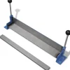 vidaXL Herramientas-Máquina plegadora manual de placas de acero, 450 mm