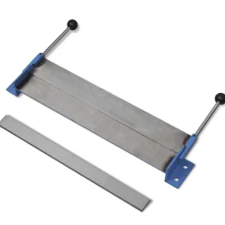 vidaXL Herramientas-Máquina plegadora manual de placas de acero, 450 mm