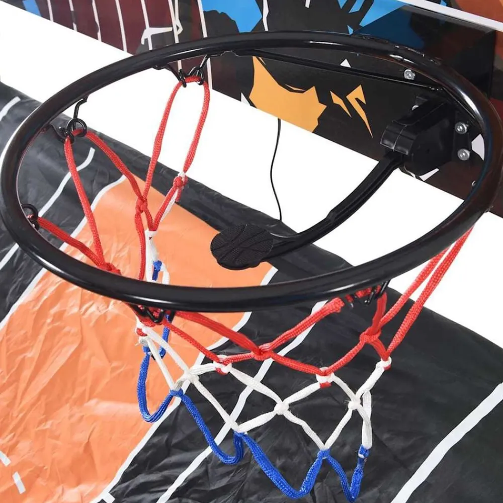 vidaXL Máquina recreativa de baloncesto con 4 bolas para 2 jugadores