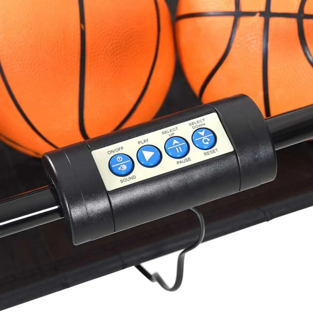 vidaXL Máquina recreativa de baloncesto con 4 bolas para 2 jugadores