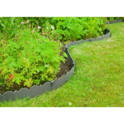 Nature Vallas De Jardín-Bordura decorativa de jardín 0,13x12 m 3 mm