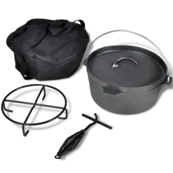vidaXL Olla holandés incluye accesorios, 4,2 L Outlet