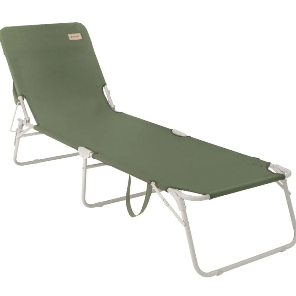 Outwell Tumbona plegable de camping Tenby viñedo Verde Discount