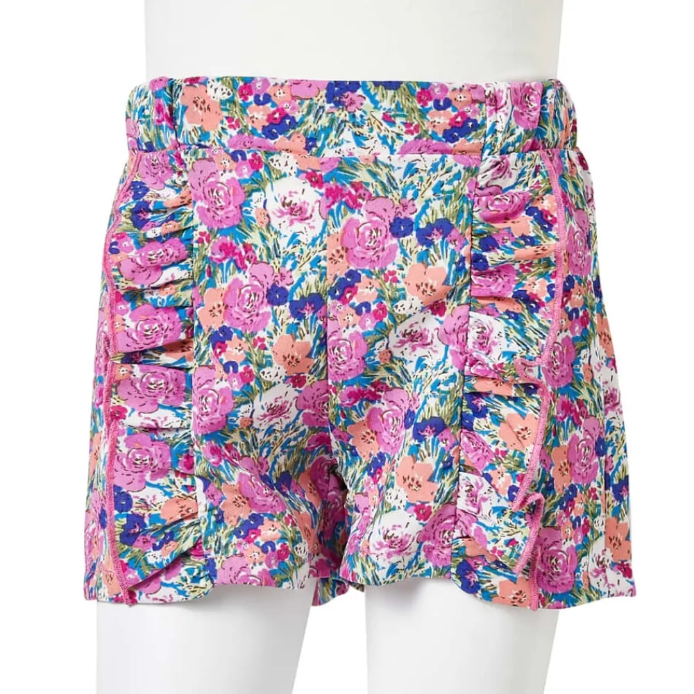 vidaXL Ropa Y Accesorios-Pantalón corto de niños rosa fucsia 104