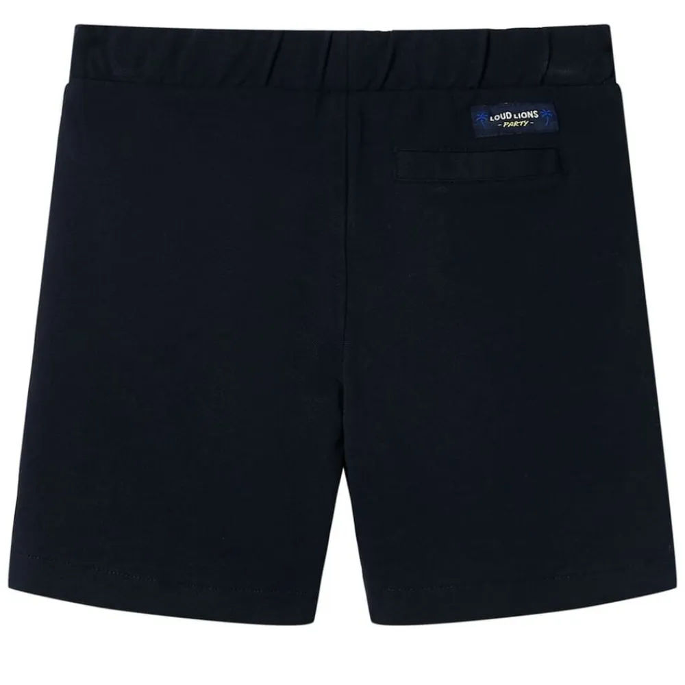vidaXL Ropa Y Accesorios-Pantalón corto infantil con cordón azul marino 92