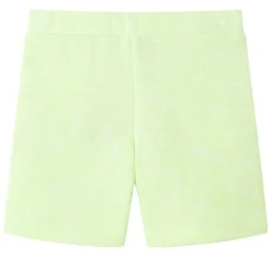 vidaXL Pantalón corto infantil con cordón amarillo neón 140 Best